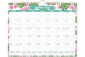 MAAIBOK 2024 Wall Calendar - Wall Calendar 2023-2024 from September 2023 - December 2024 with Julian Dates, 15" x 11.5", Two-Wire Binding, Ruled Blocks Perfect for Planning and Organizing for Home or Office
