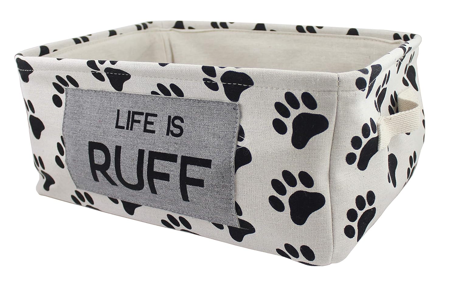 Winifred & Lily Pet Storage Bin Bone (Ruff) Home & Kitchen