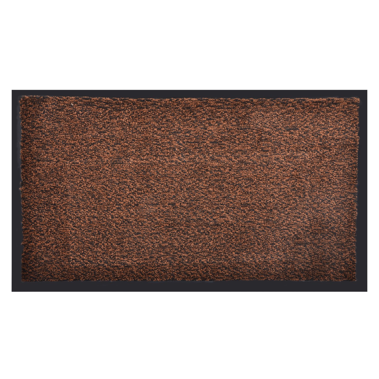 Micro-Pro Anti-Slip Barrier Floor Mat PVC Heavy Duty Black Brown Fleck Indoor Outdoor 75cm