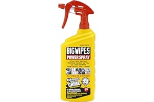 Big Wipes 60020009 32 oz. Power Spray, 8 Bottles