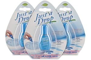 Just a Drop Toilet Odor Remover, Eucalyptus, 6 ml (Pack of 3), Total 18 ml