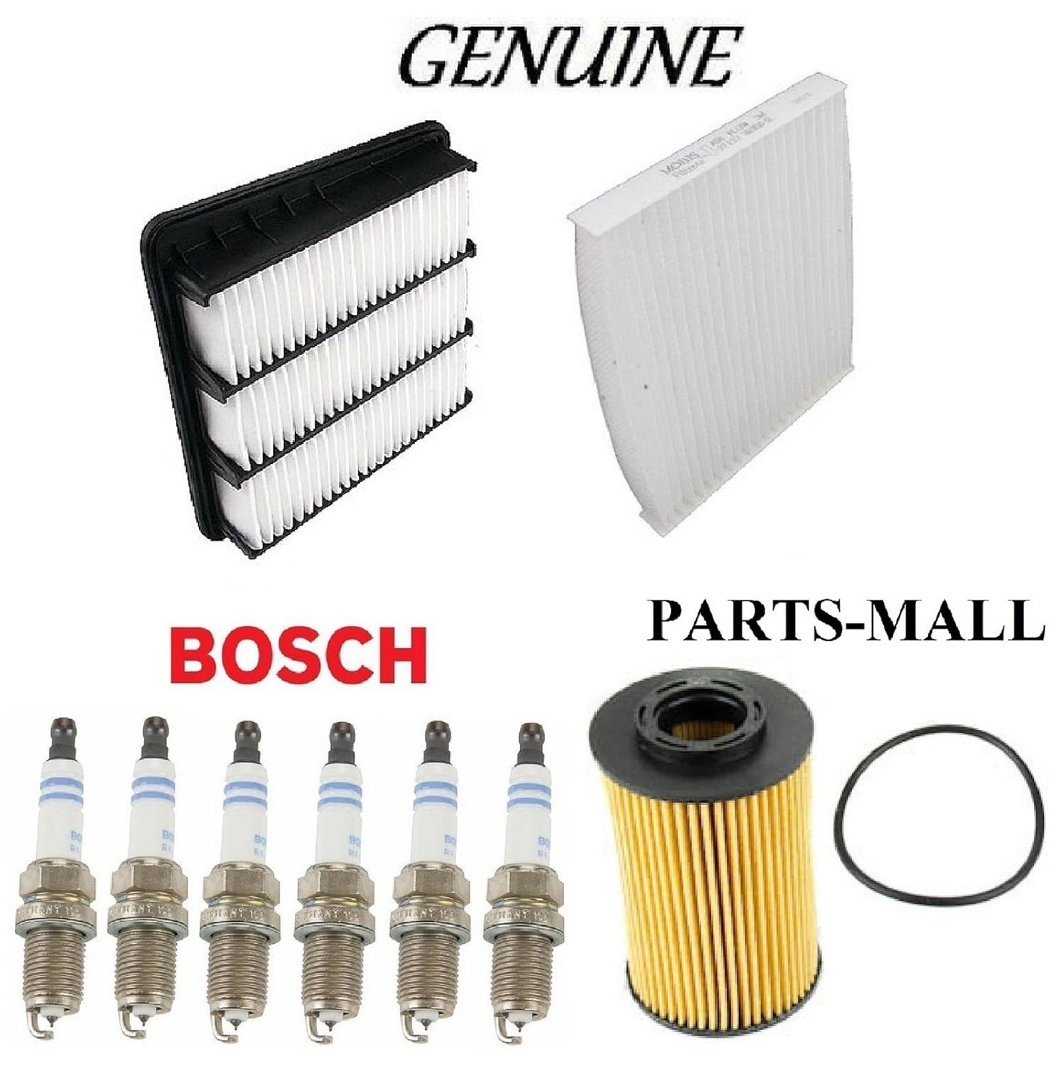Amazon Com 8usauto Tune Up Kit Cabin Air Oil Filters Plugs Fit