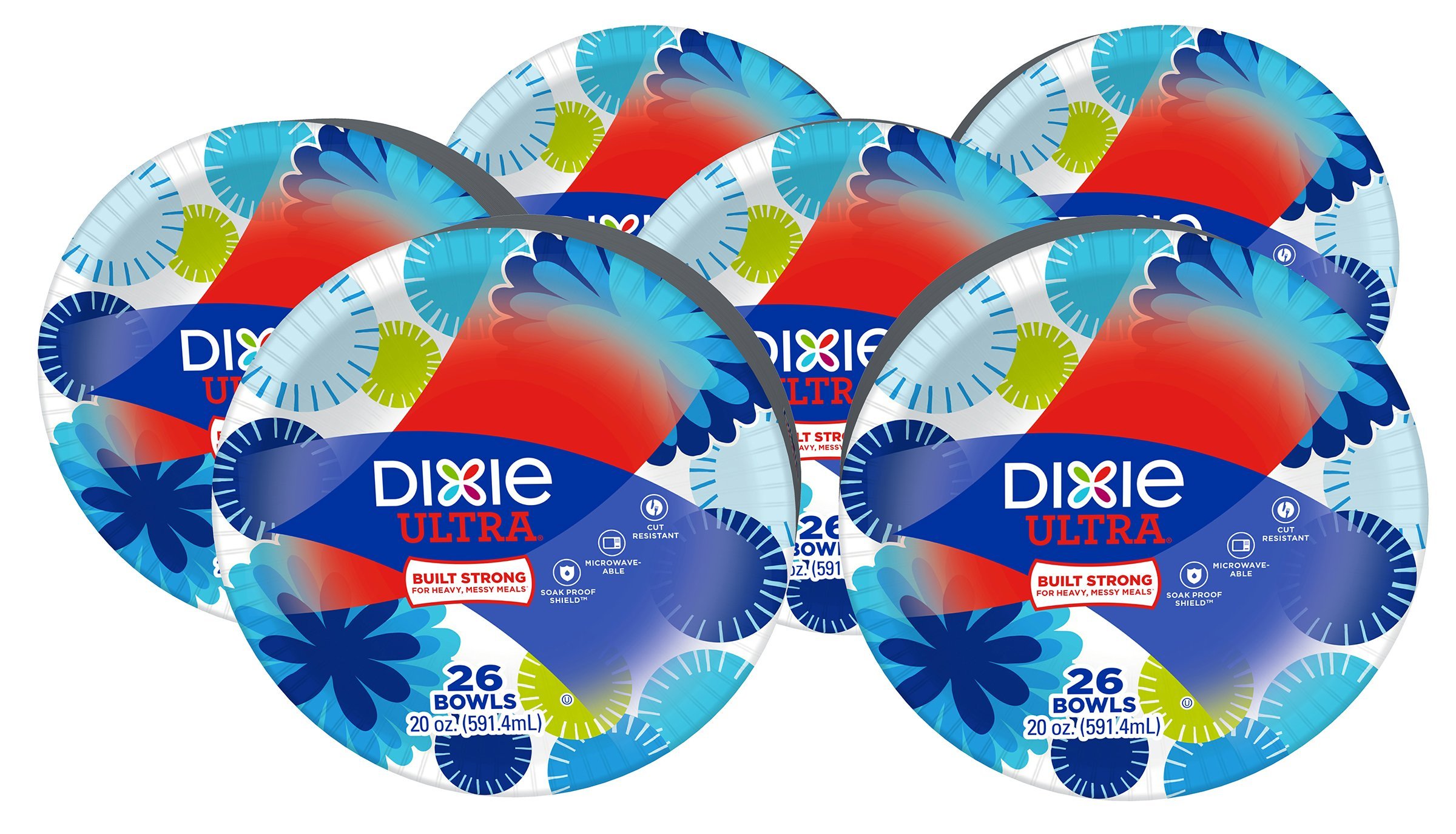 Dixie Ultra Paper Plates, 6 7/8 Inch Plates, 176 Count (4