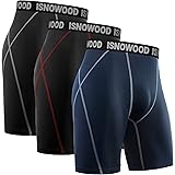 isnowood Compression Shorts for Men Spandex Running Workout Athletic Underwear