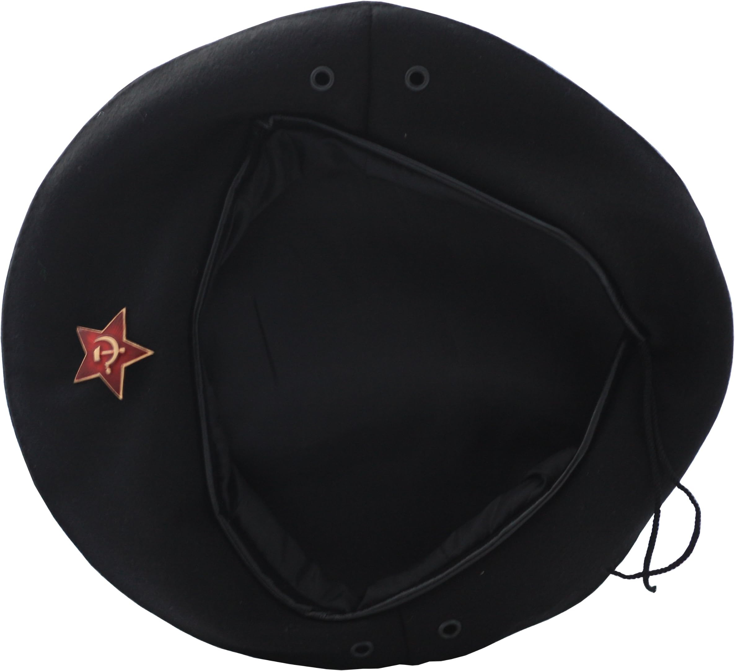 Ganwear USSR Soviet Russian Army Uniform Black Che Guevara Beret Hat Cap OMON MVD Badge