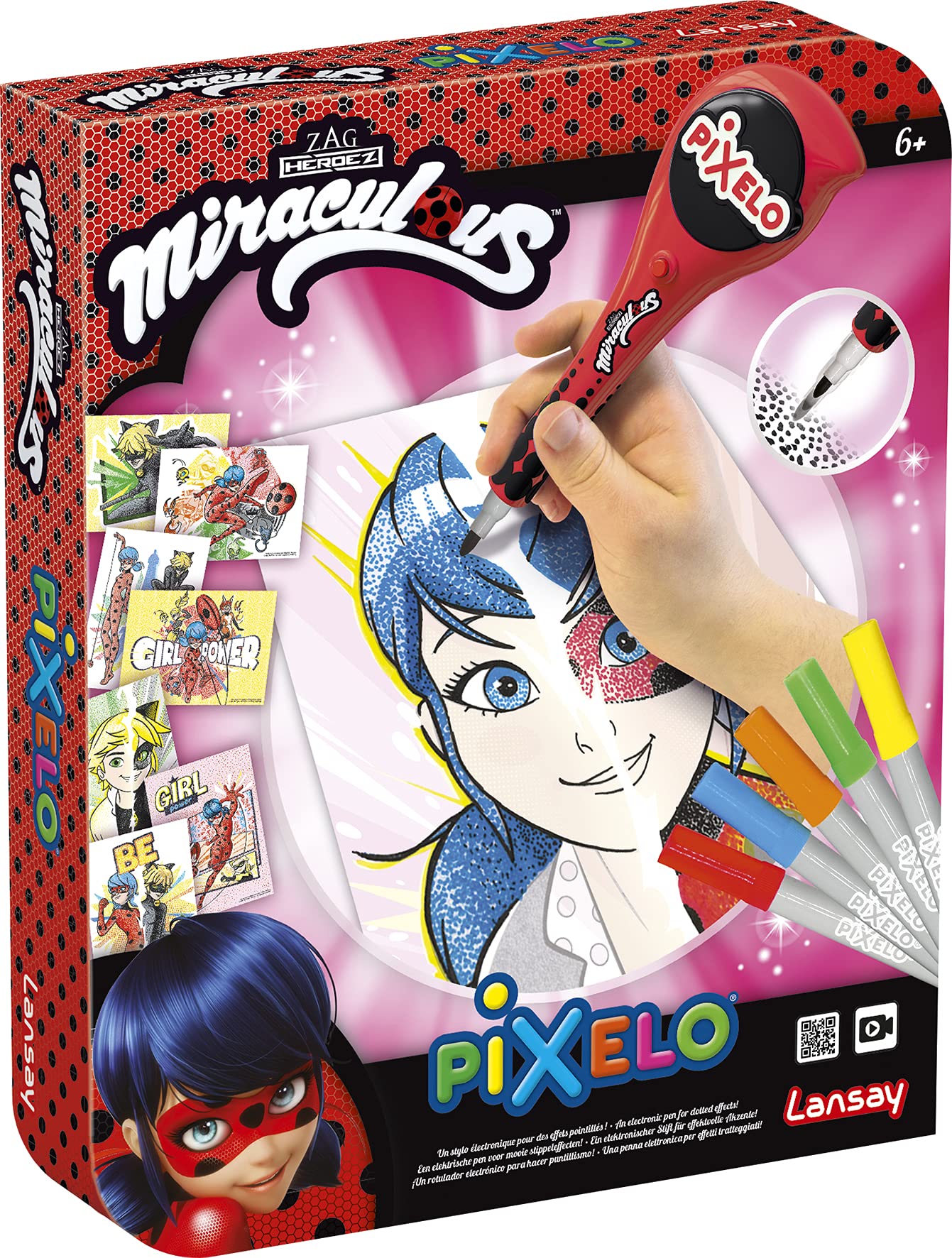 Lansay 20288 Drawing and Painting Accessories, Black, L