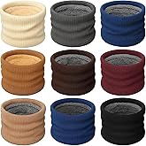 Tivi Tovo 9 Pcs Winter Neck Gaiters for Men Neck Warmer Women with Thermal Thick Windproof Fleece Knit Ski Mask Scarf for Cold Weather