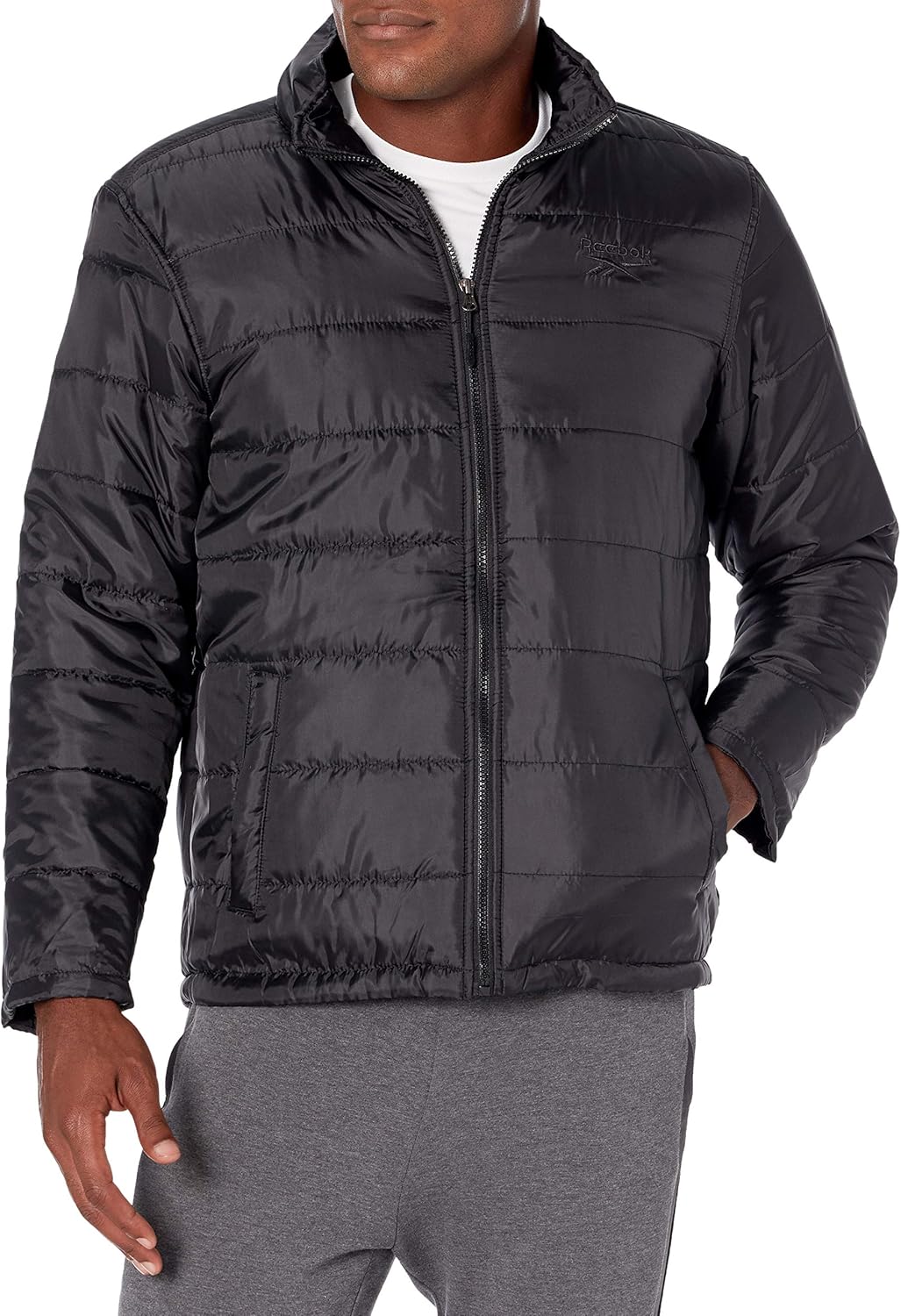 Reebok mens Soft Woven System Jacket: Clothing