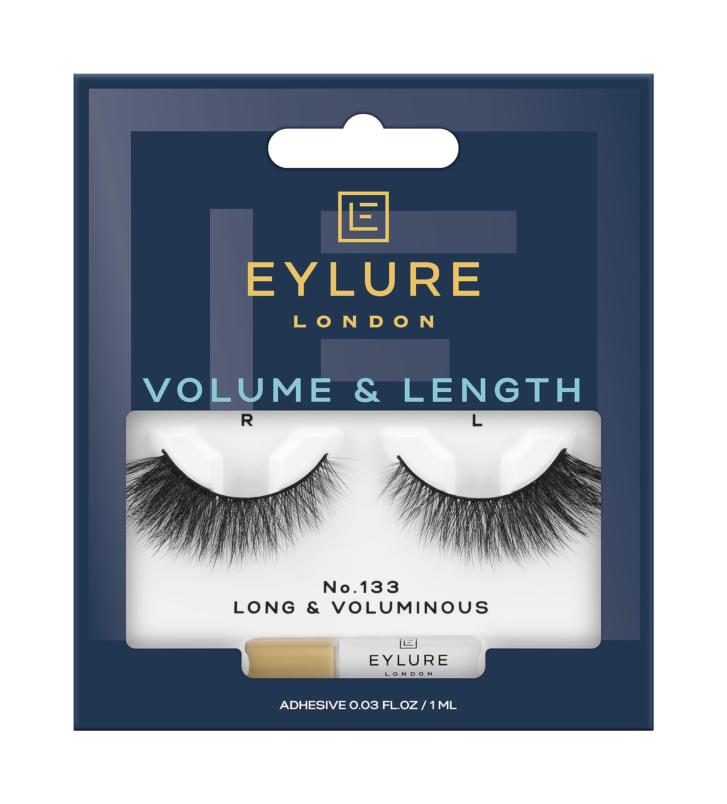 Eylure Volume & Length No. 133 False Lashes (packaging may vary)