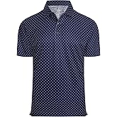 WARHORSEE Golf Polo Shirts for Men Short Sleeve Wrinkle Free 4 Way Stretch Moisture Wicking Performance Collared Tshirts