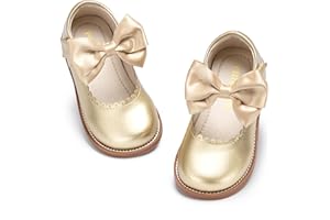 PHIRAMIN Toddler Girl Mary Jane Dress Oxford Shoes-Little Girl School Uniform Shoes for Wedding Party