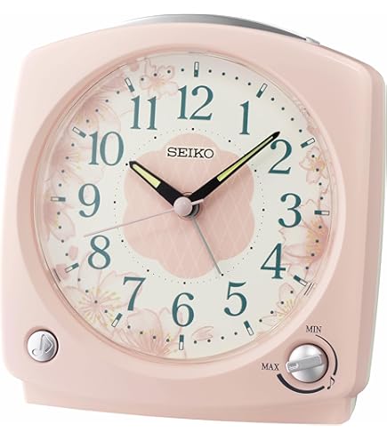 Amazon.com: Seiko Pyxis NQ705R Seiko Clock Alarm Clock, Analog