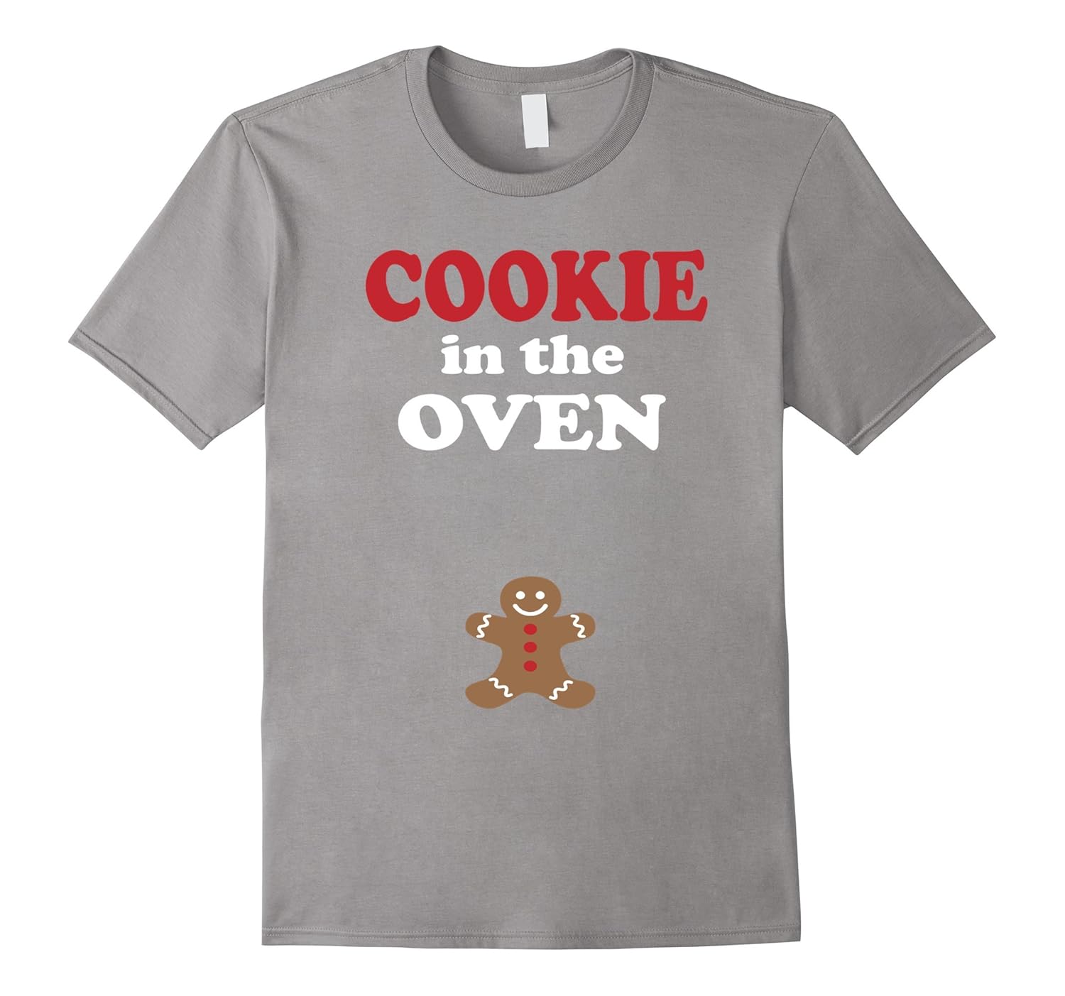 Cookie In Oven Christmas Pregnancy Announcement T-Shirt-ANZ