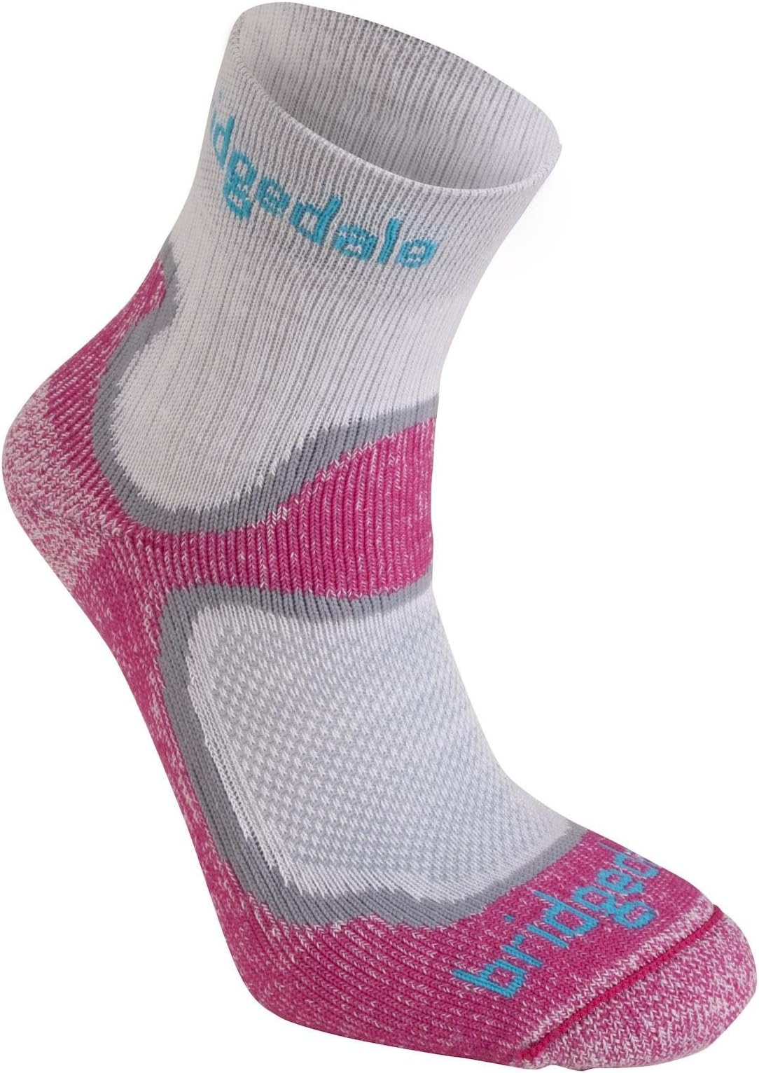 Bridgedale Women's Trail Sport Lightweight T2 Merino Cool Comfort-3/4 Crew Socks