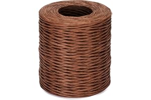KINGLAKE GARDEN Floral Wire Craft Florist Wire 2 MM 656 Feet Floral Tape for DIY Craft, Flower Bouquets, Art Craft Projects, Gift Wrapping, Wreath(Brown)