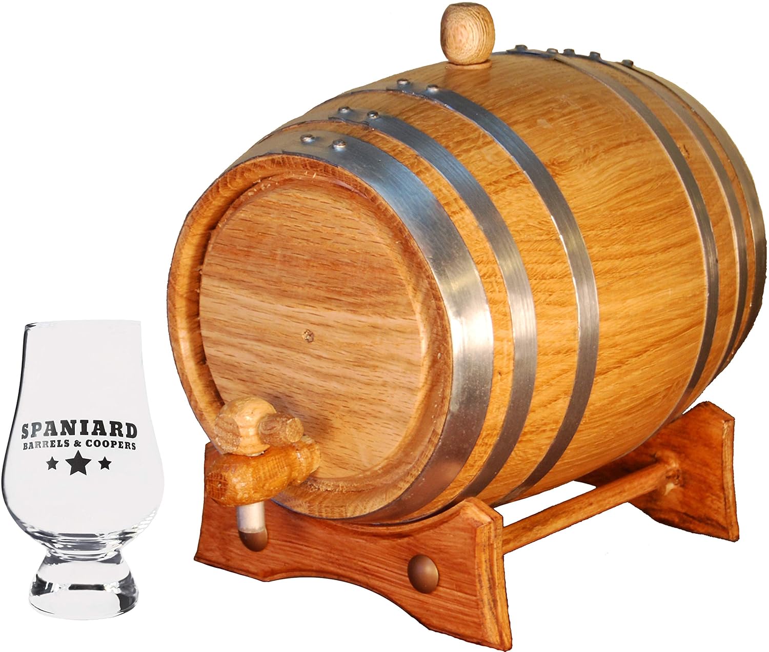 Barril Artesanal De Roble Americano 2 Litro Kit De A ntilde ejamiento