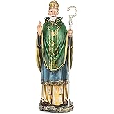Joseph's Studio by Roman Inc., Renaissance Collection, Holy Statue Figurine, 10.5" H ST Patrick Figure, Religious Figure, Religious Décor, Catholic Gifts (3 x 4.25 x 10.25 Inches)