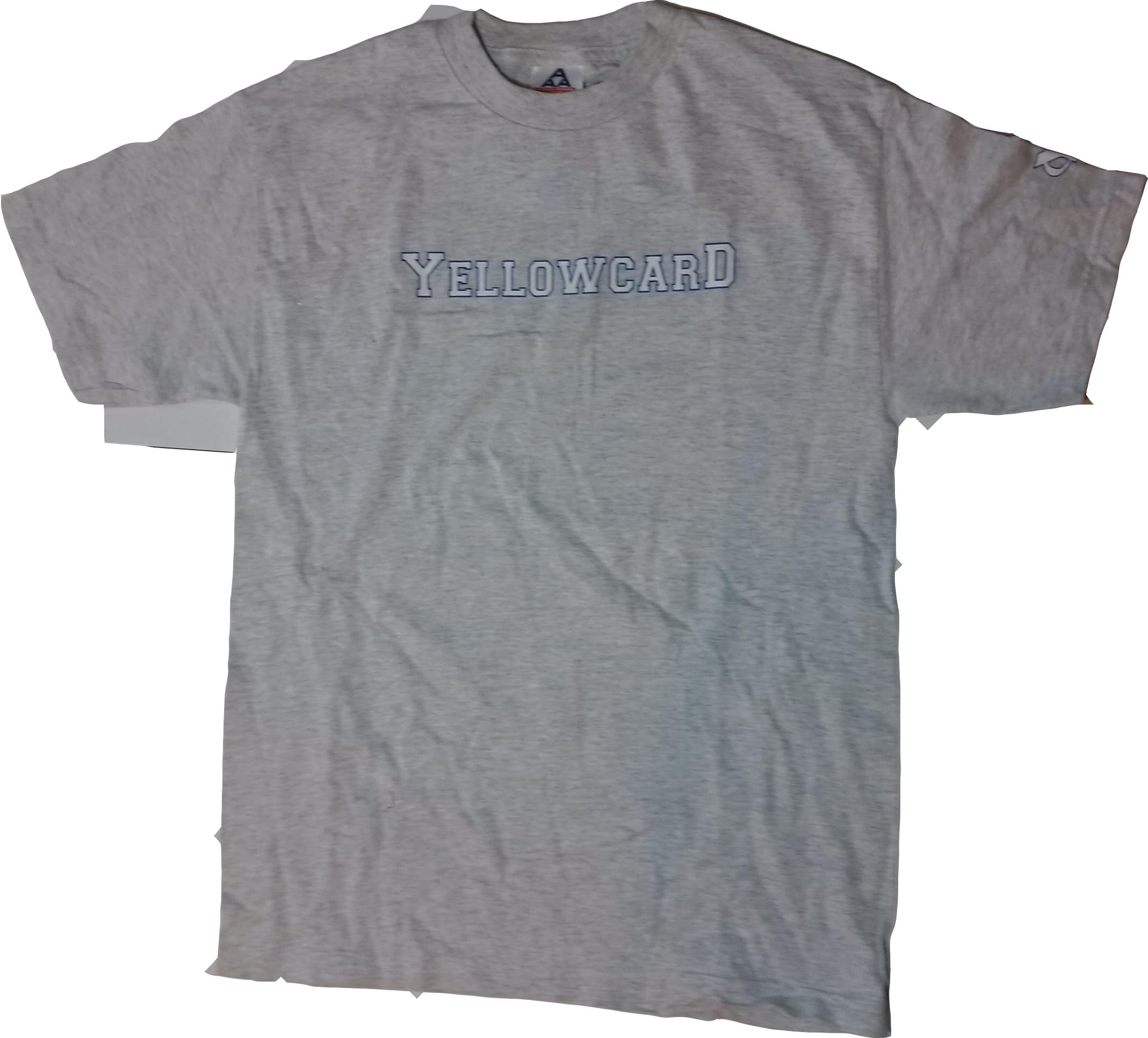 Yellowcard Rock Band Mens T-shirt Grey Medium