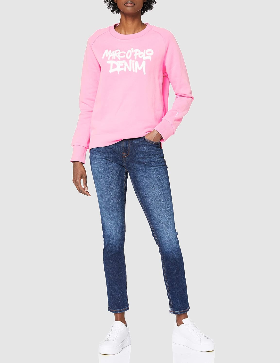 Marc O´Polo Denim Damen Sweatshirt 841421954359, Rosa (Prism 628), Small Amazon.de Bekleidung