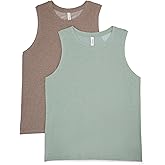 Jockey Womens 2 Pack Fly Back Workout Tank Tops