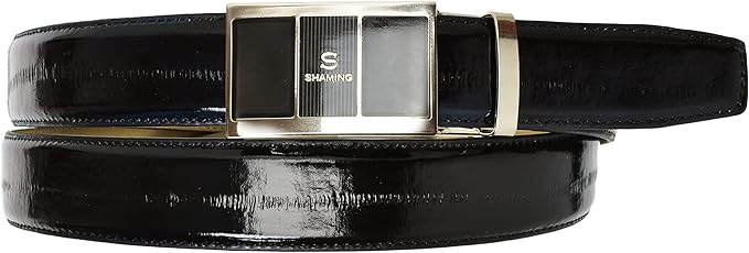 eel skin belt