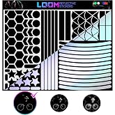 LOOM&reg; Mega Reflective Stickers for Bikes &amp; Helmets | 101pc | Black | Our largest reflective sticker set with versatile sizes and shapes for helmets, bikes, scooters and gear; outdoor-ready