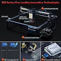 SCULPFUN S30 Pro Max 20W Laser Engraver with