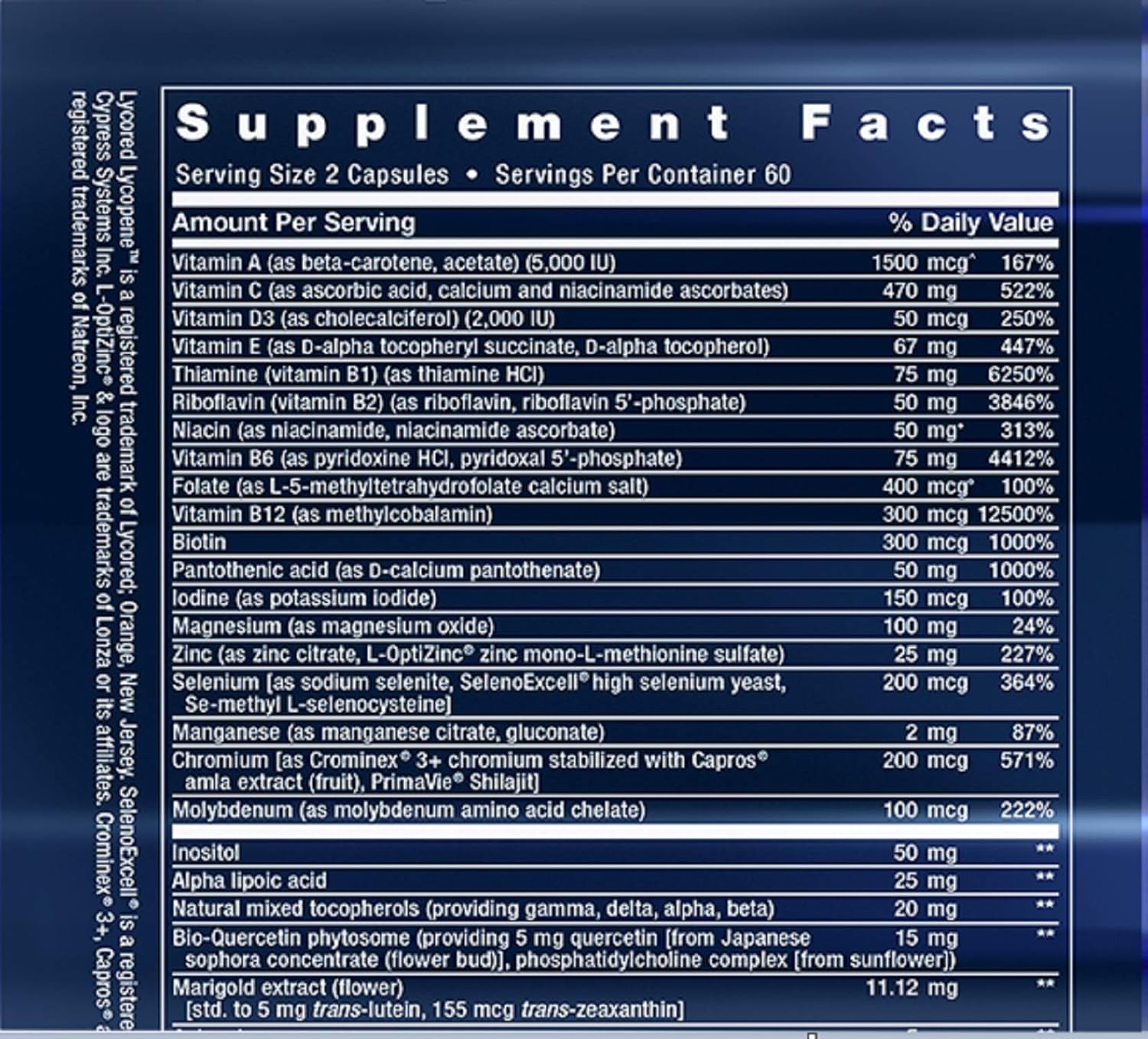 Life Extension Two Per Day (High Potency Multivitamin & Mineral Supplement), 120 Capsules: Health & Personal Care