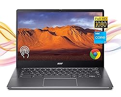 Acer Touchscreen Chromebook Plus 514 with Gemini-AI