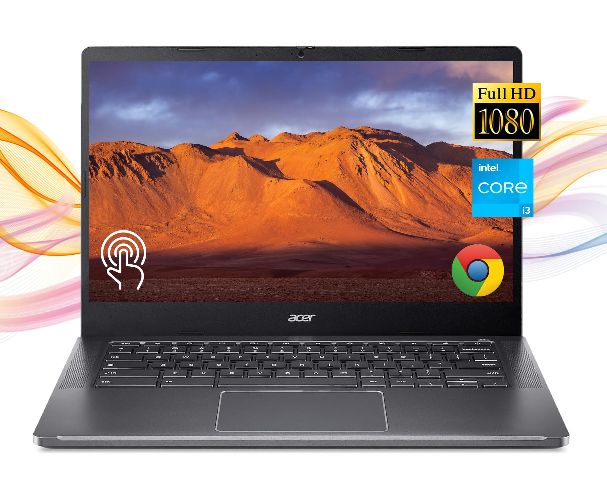 Acer Touchscreen Chromebook Plus 514 with Gemini-AI