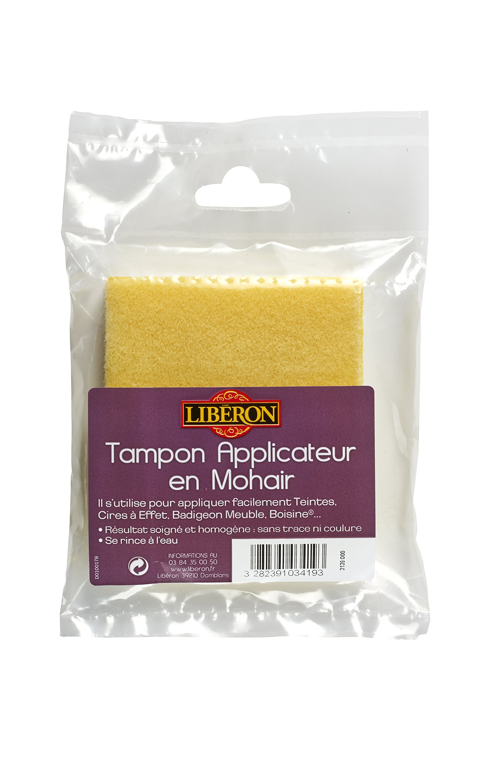 Liberon 105340 Mohair Refill for Wax Applicator, Dye, Basting