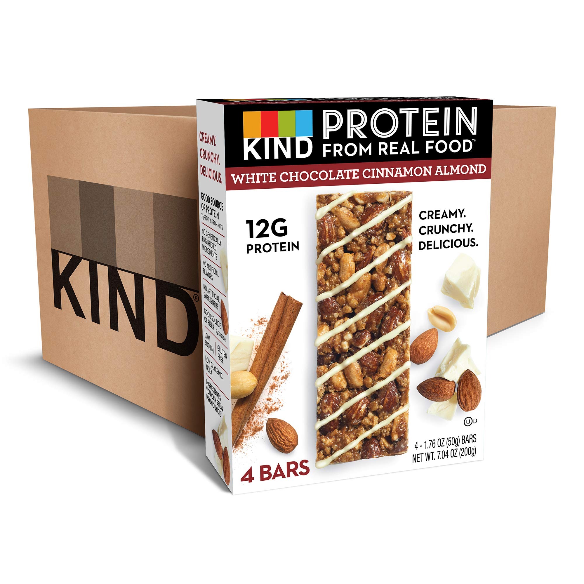 KIND Protein Bars, Toasted Caramel Nut, Gluten Free, 12g Protein,1.76oz