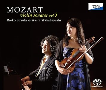 Amazon モーツァルト ヴァイオリン ソナタ集 Vol 3 鈴木理恵子 Vn 若林顕 Pf モーツァルト 室内楽 器楽曲 ミュージック