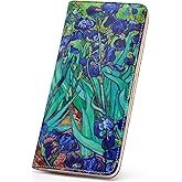 MEITRUE Ultra Slim Wallet for Women - Thin Leather RFID Blocking Bifold Clutch with 11 Card Slots