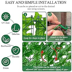 ODTORY Artificial Ivy Fence Privacy Screen,60 x 120