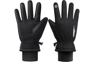 RIVMOUNT Winter Gloves Women Men Touch Screen Waterproof Warm Gloves, for Cold Weather Running, Driving, Cycling, Biking, Rid