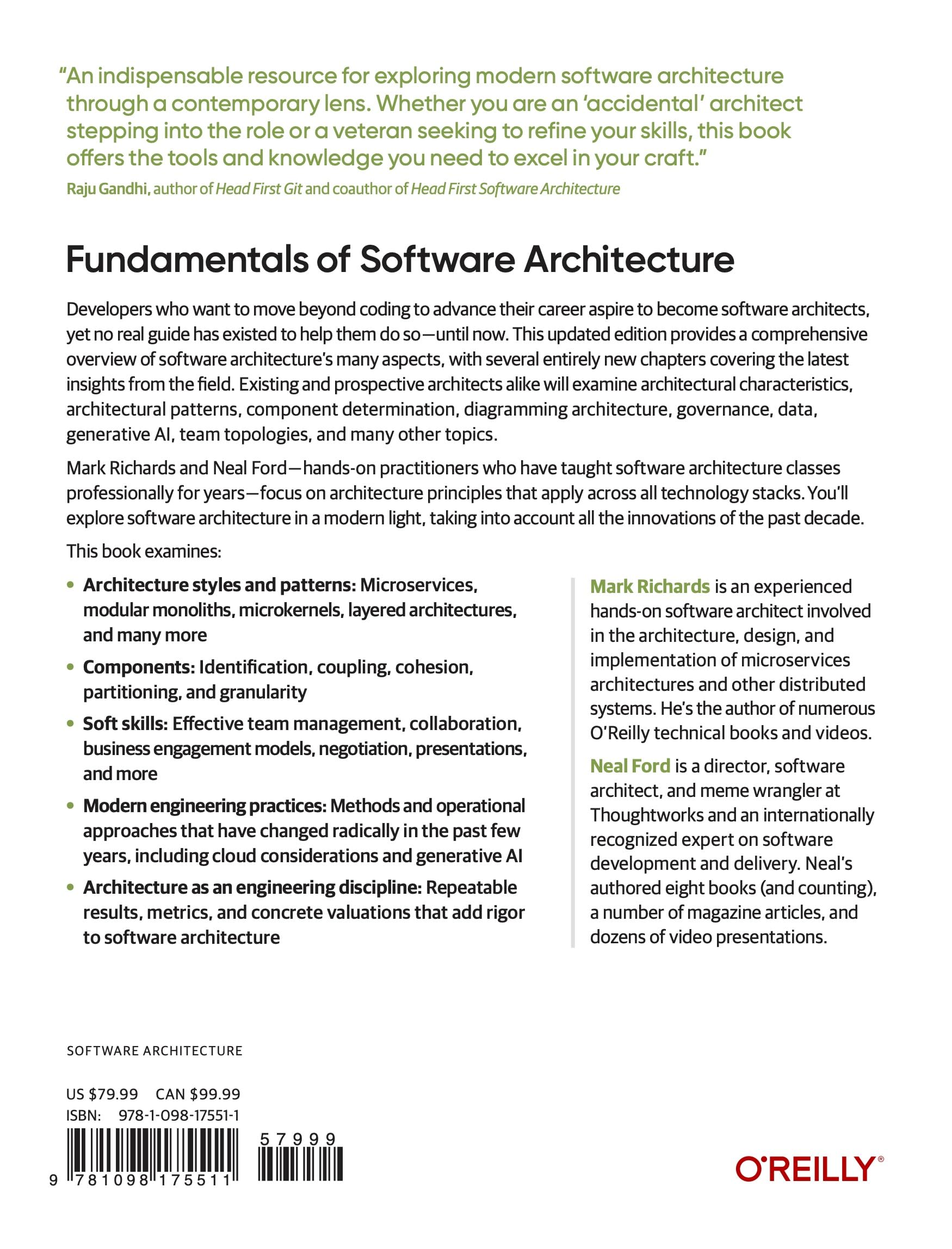 Fundamentals of Software Architecture: A Modern Engineering Approach
