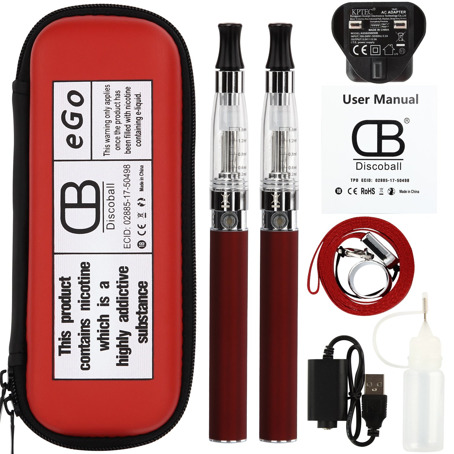 Discoball Electronic Cigarette eGo CE4 1100mAh E cigarettes Vape Pens 2