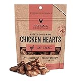 Vital Essentials Chicken Hearts Cat Treats, 1 oz