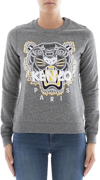 felpa kenzo grigia donna