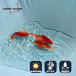 SUNNY GUARD Waterproof Sun Shade Sail 6.5' x