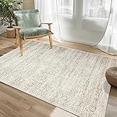Srugn Washable Rugs 3x5 Area Rugs for Living Room,Bedroom- Non Slip Vintage Entryway Rug for Indoor Entry,Kitchen,Bathroom,Kids Girls Room,Home,Office,Ultra Soft Faux Wool Laundry Room Small Carpets