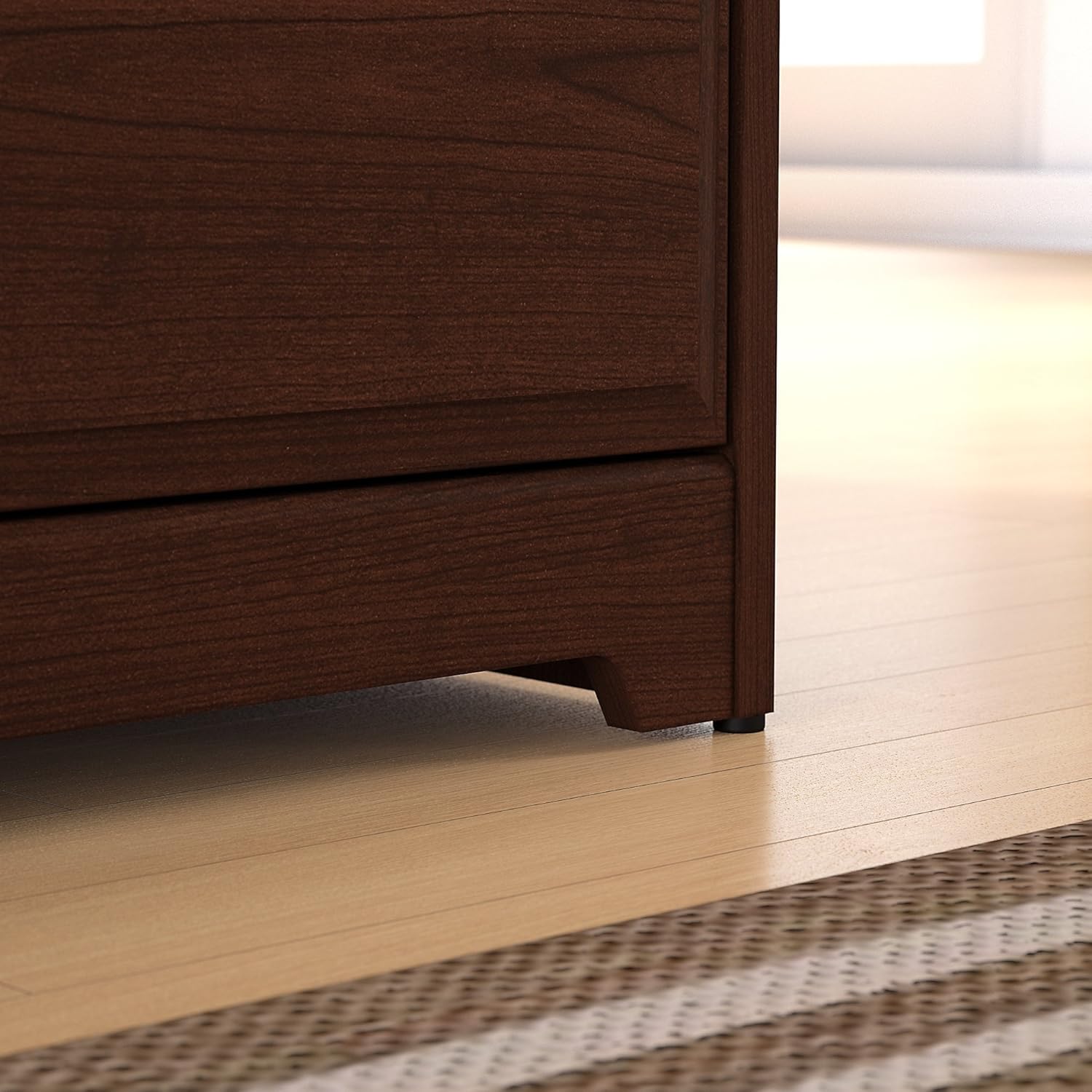 Bush Furniture Cabot Lateral File Cabinet In Harvest Cherry Kitchen Dining Cjp Org In