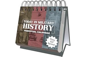 ETERNA GOODS Today In Military History Calendar | Perpetual War History Calendar For The Military History Enthusiast, This Day In Amazing History Trivia Facts & Achievements | History Buff Gift Page A Day Box Calendar with Historical Info For Every Day of The Year