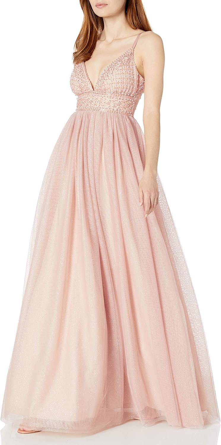 speechless rhinestone bodice & tulle dress