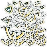 Desert Cactus Wayne State University Sticker Warriors Vinyl Decals Laptop Water Bottle Car Scrapbook T1 (Type 1-1)