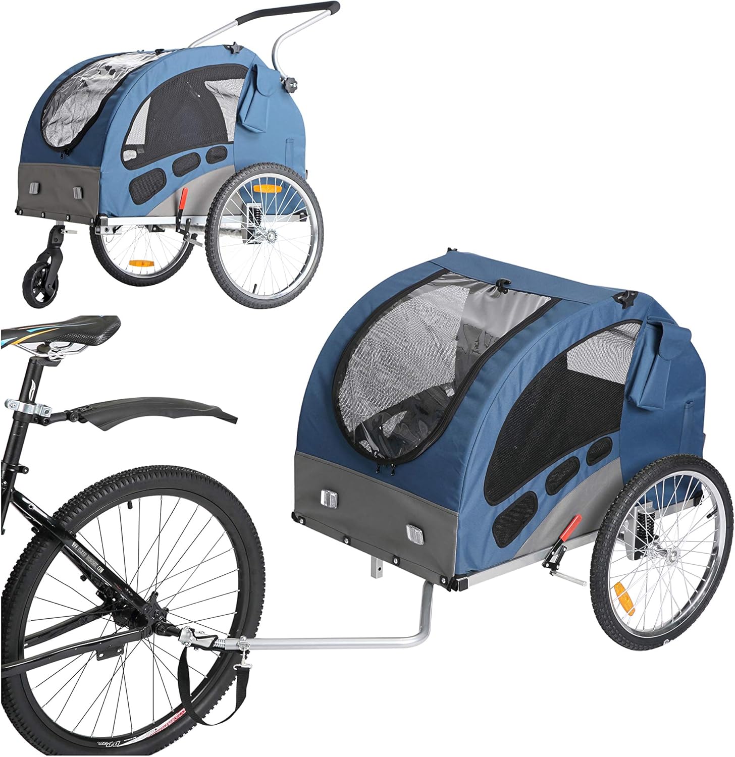 stroller with handbrake