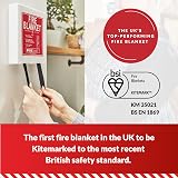 Firechief Kitemarked Fire Blanket 1m x 1m Rigid Case BS EN 1869 Certified view 6