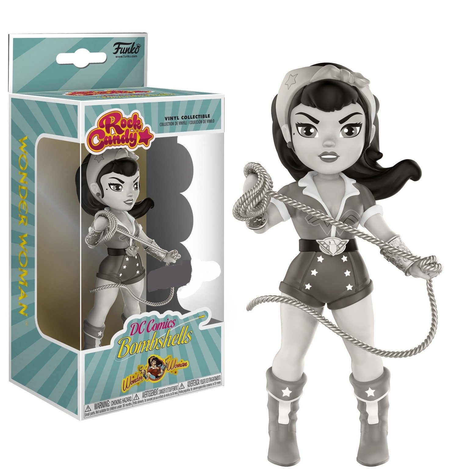 Funko Rock Candy: DC: Bombshells Wonder Woman (Bw) (Exc) (cc)