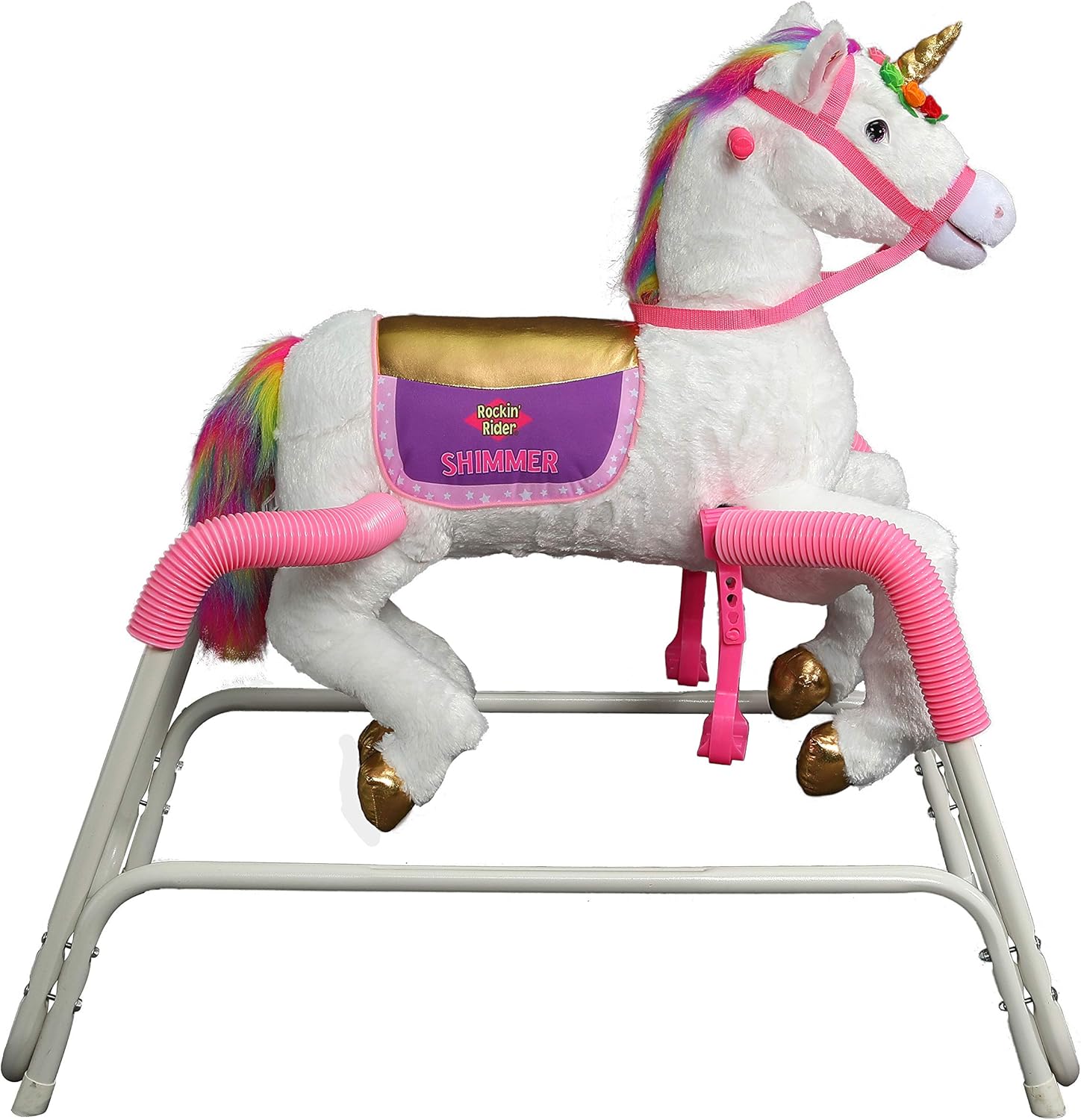rockin rider moonlight plush spring unicorn